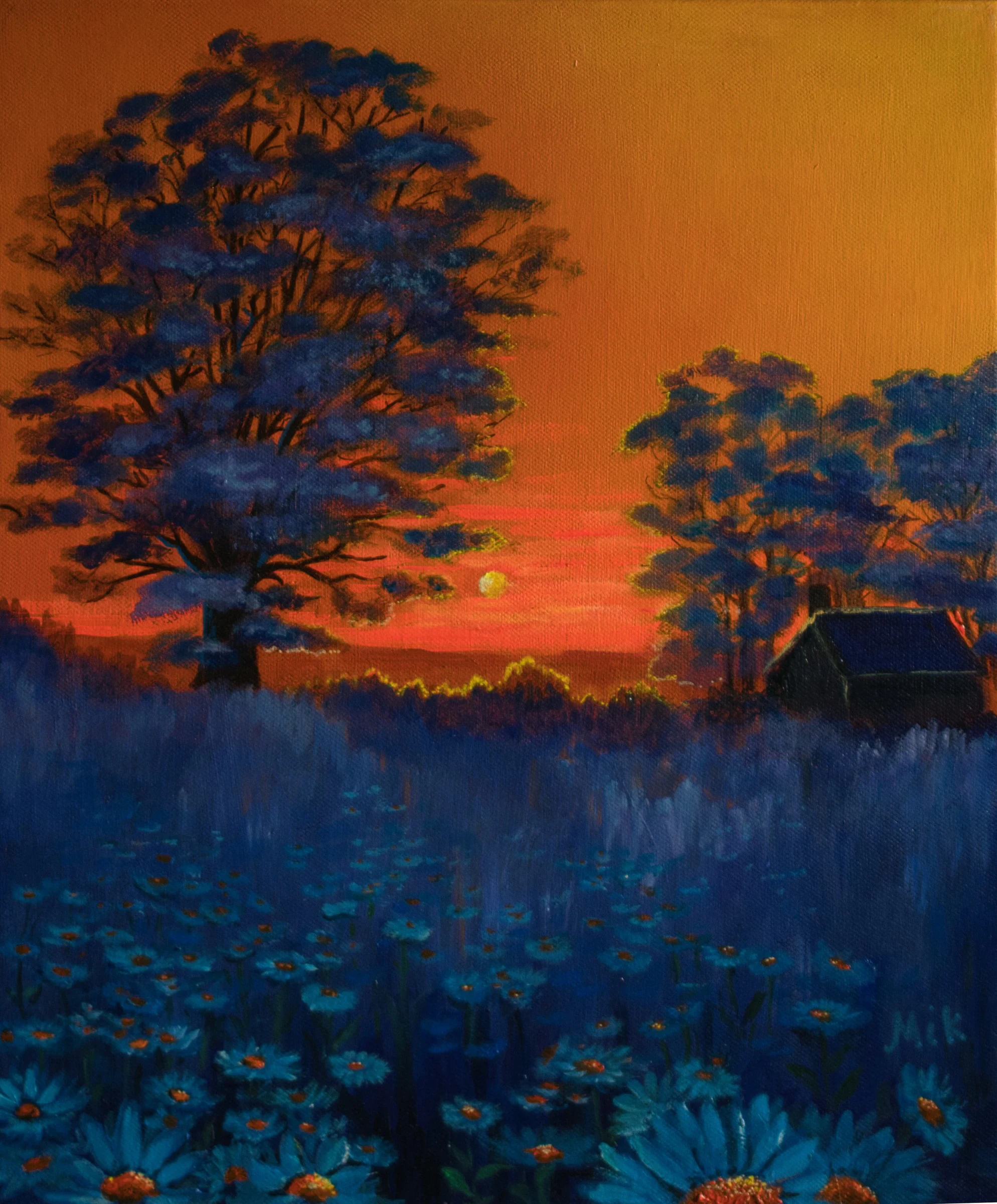Fin de soirée — œuvre de Mikel Richard