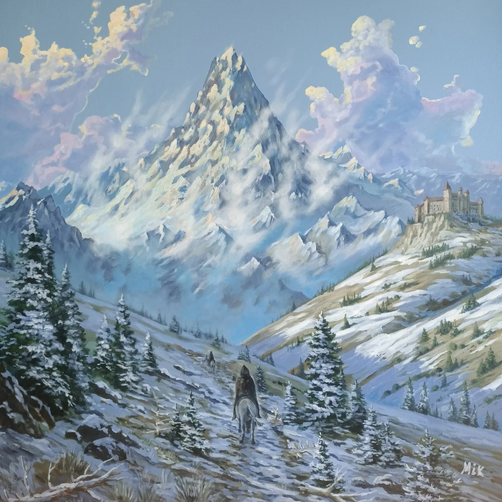 Pellerinage — œuvre de Mikel Richard
